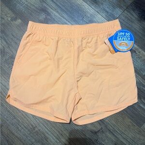 Columbia Orange Swim Shorts with UPF Protection
